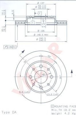 Disc frana