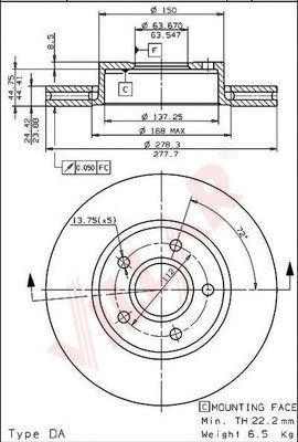 Disc frana