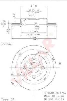 Disc frana