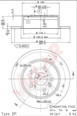 Disc frana