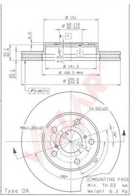 Disc frana