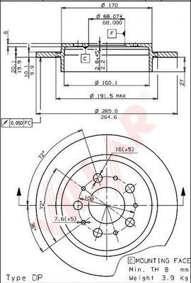 Disc frana