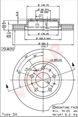 Disc frana