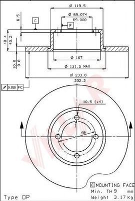 Disc frana