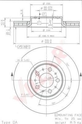 Disc frana