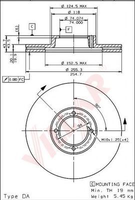 Disc frana