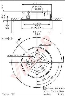 Disc frana