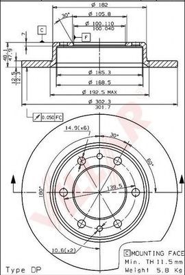 Disc frana