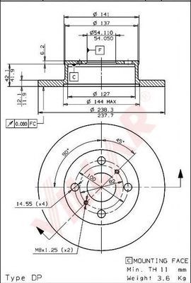 Disc frana