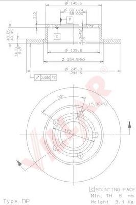 Disc frana