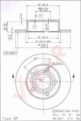 Disc frana