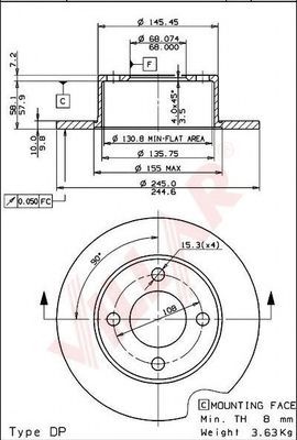 Disc frana