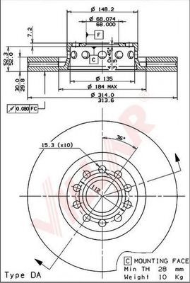 Disc frana