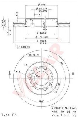 Disc frana