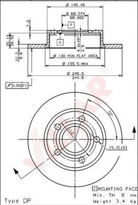 Disc frana