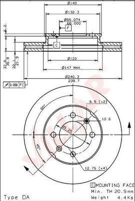 Disc frana