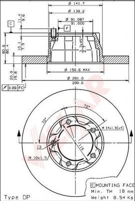 Disc frana