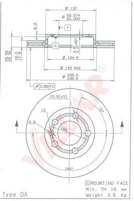 Disc frana