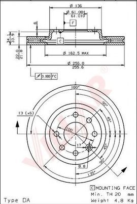 Disc frana