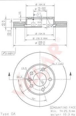 Disc frana