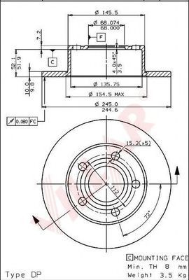 Disc frana