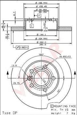 Disc frana