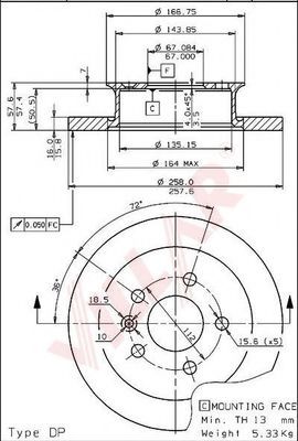 Disc frana