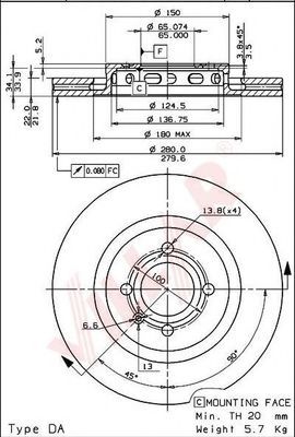 Disc frana