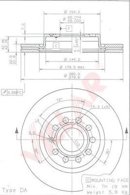 Disc frana