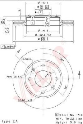 Disc frana