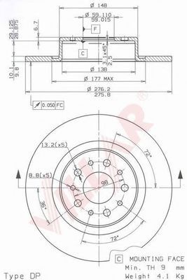 Disc frana