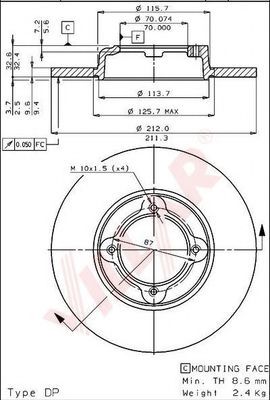 Disc frana