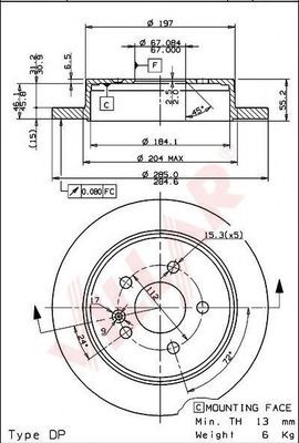 Disc frana