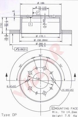 Disc frana