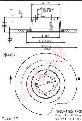 Disc frana