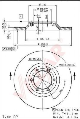 Disc frana