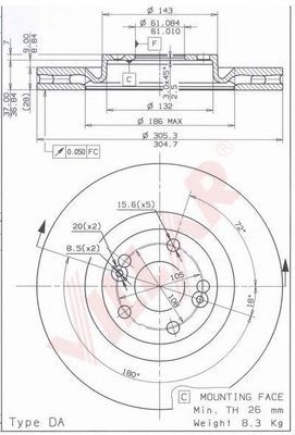 Disc frana