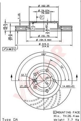 Disc frana