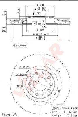 Disc frana