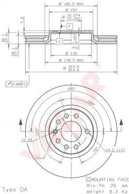 Disc frana