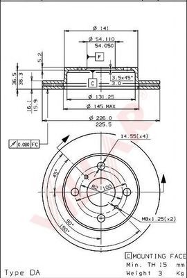 Disc frana