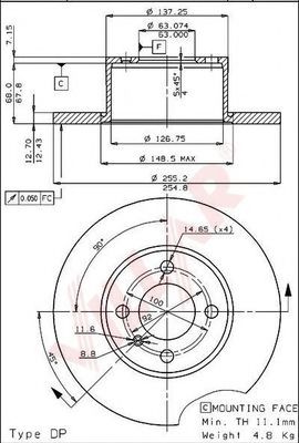 Disc frana