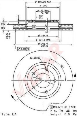 Disc frana