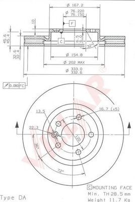 Disc frana