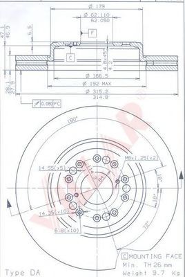 Disc frana