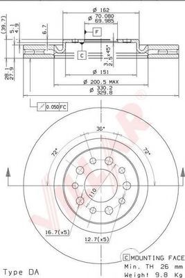 Disc frana