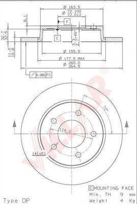 Disc frana