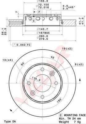 Disc frana