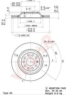 Disc frana