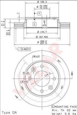 Disc frana